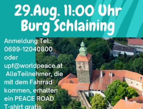 PEACE ROAD – Friedenskonferenz auf der Burg Schlaining