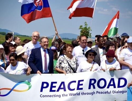 „Peace Road“ am Dreiländereck Slowakei-Österreich-Ungarn